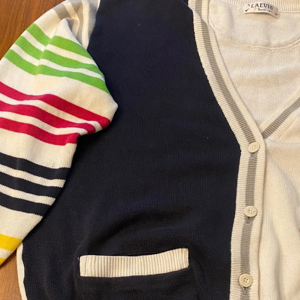 Levi's Multicolor Striped Cardigan Sweater - Picture 5 of 7